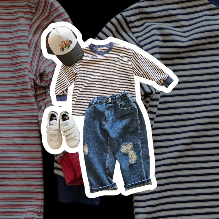 Mooi Store - Korean Children Fashion - #kidsstore - Jini Stripe Tee