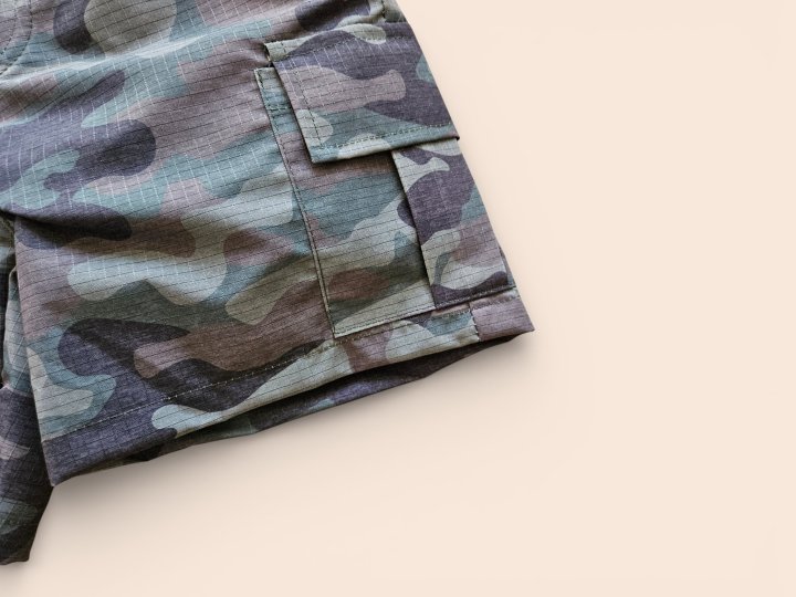 Mooi Store - Korean Children Fashion - #kidzfashiontrend - Camo Short Pants - 8