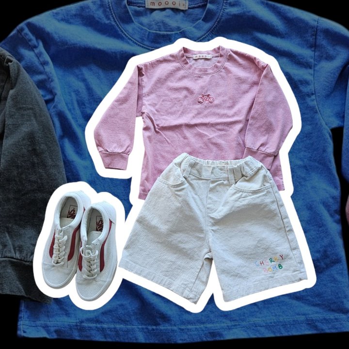 Mooi Store - Korean Children Fashion - #kidzfashiontrend - Bicycle Pigment Tee