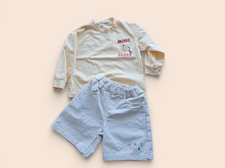 Mooi Store - Korean Children Fashion - #littlefashionista - More Pasta Tee - 10