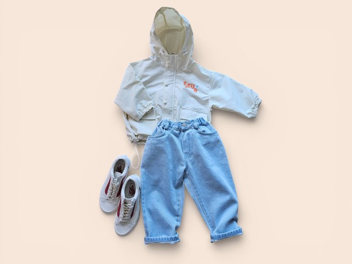 Mooi Store - Korean Children Fashion - #stylishchildhood - Fleur Hoodie Zip-Up - 6