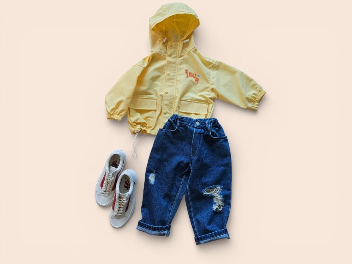 Mooi Store - Korean Children Fashion - #prettylittlegirls - Fleur Hoodie Zip-Up - 4