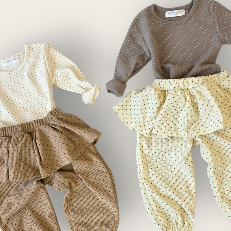 Moran - Korean Children Fashion - #Kfashion4kids - Dot Frill Jogger Pants - 5