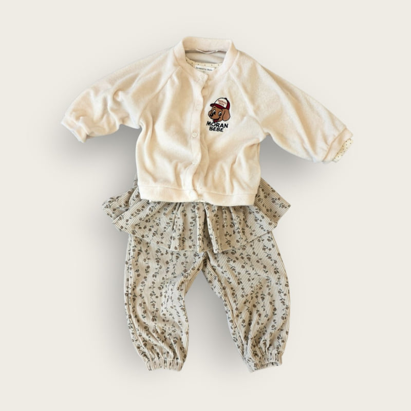 Moran - Korean Children Fashion - #kidsshorts - Floral Frill Jogger Pants - 5