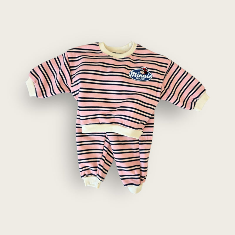 Moran - Korean Children Fashion - #Kfashion4kids - Multi Stripe Set - 4