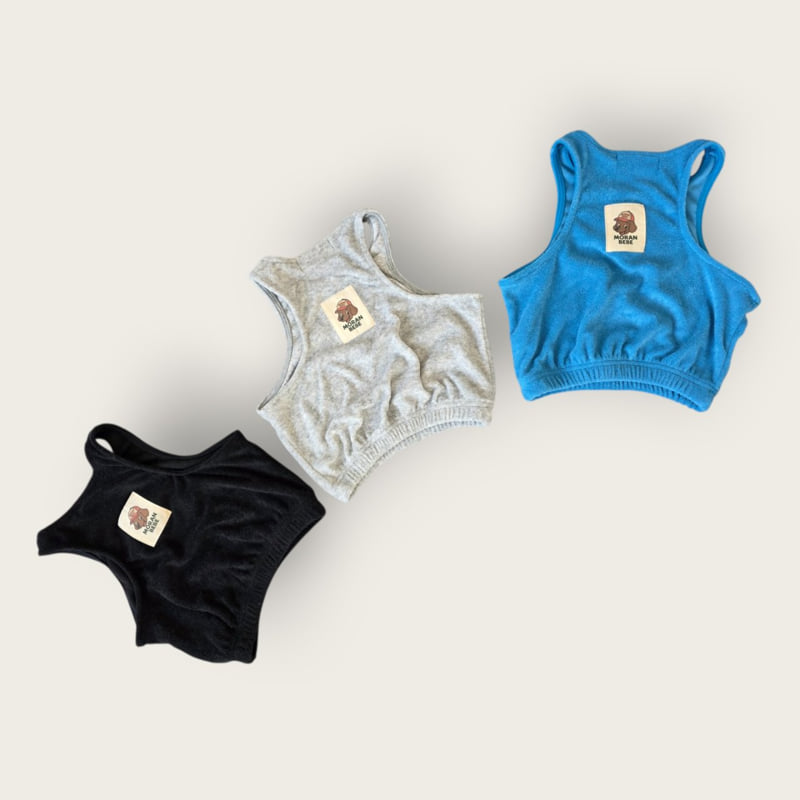 Moran - Korean Children Fashion - #magicofchildhood - Love You Vest Set - 9