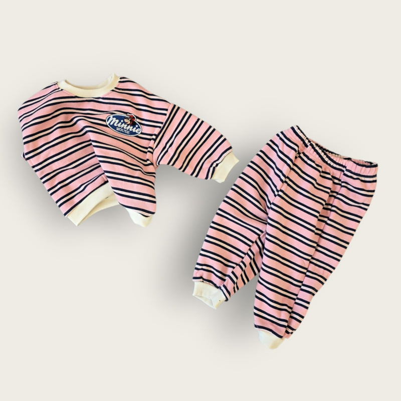 Moran - Korean Children Fashion - #magicofchildhood - Multi Stripe Set - 5