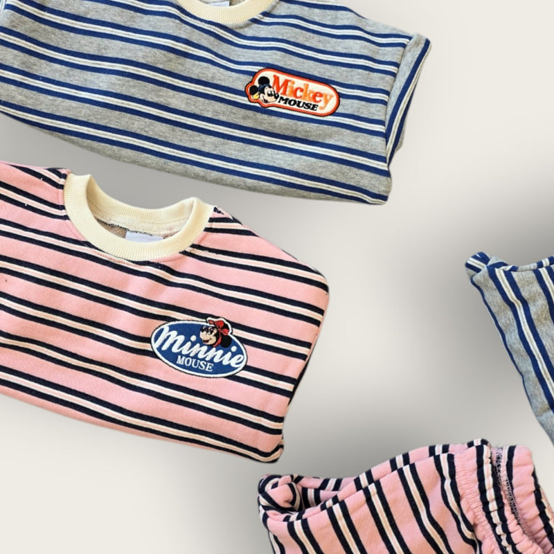 Moran - Korean Children Fashion - #prettylittlegirls - Multi Stripe Set - 7