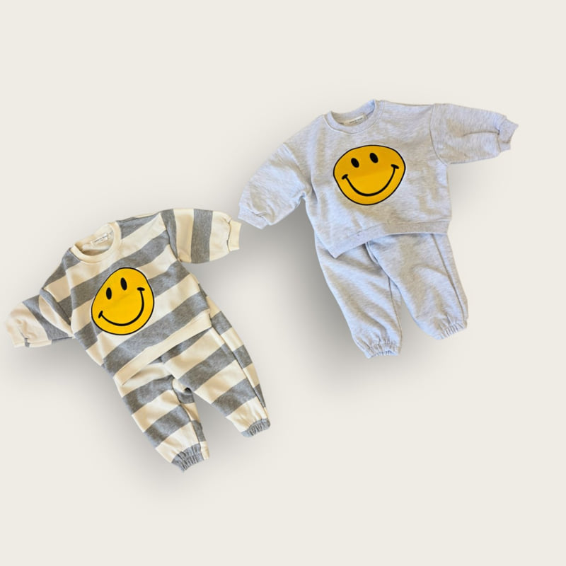 Moran - Korean Children Fashion - #prettylittlegirls - Big Smile Embroidered Set - 6