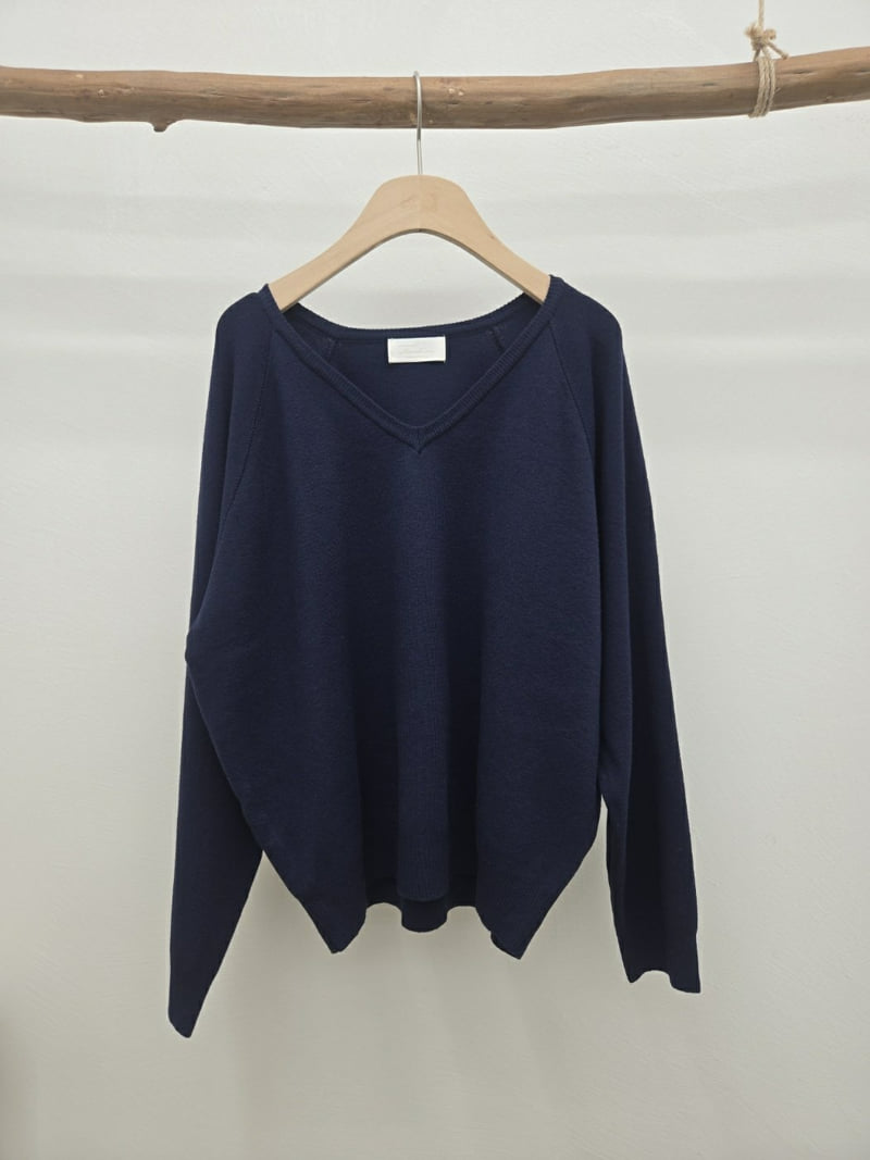 Most - Korean Women Fashion - #momslook - Nuri V Neck Knit - 2