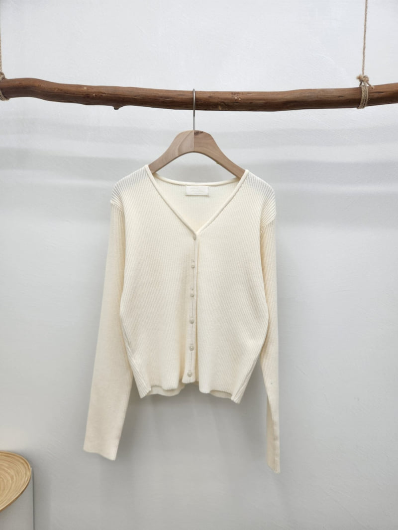 Most - Korean Women Fashion - #momslook - Obe Ribbed Cardigan - 3