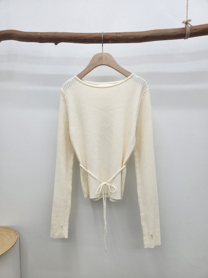 Most - Korean Women Fashion - #pursuepretty - Elin Ribbed Knit - 4