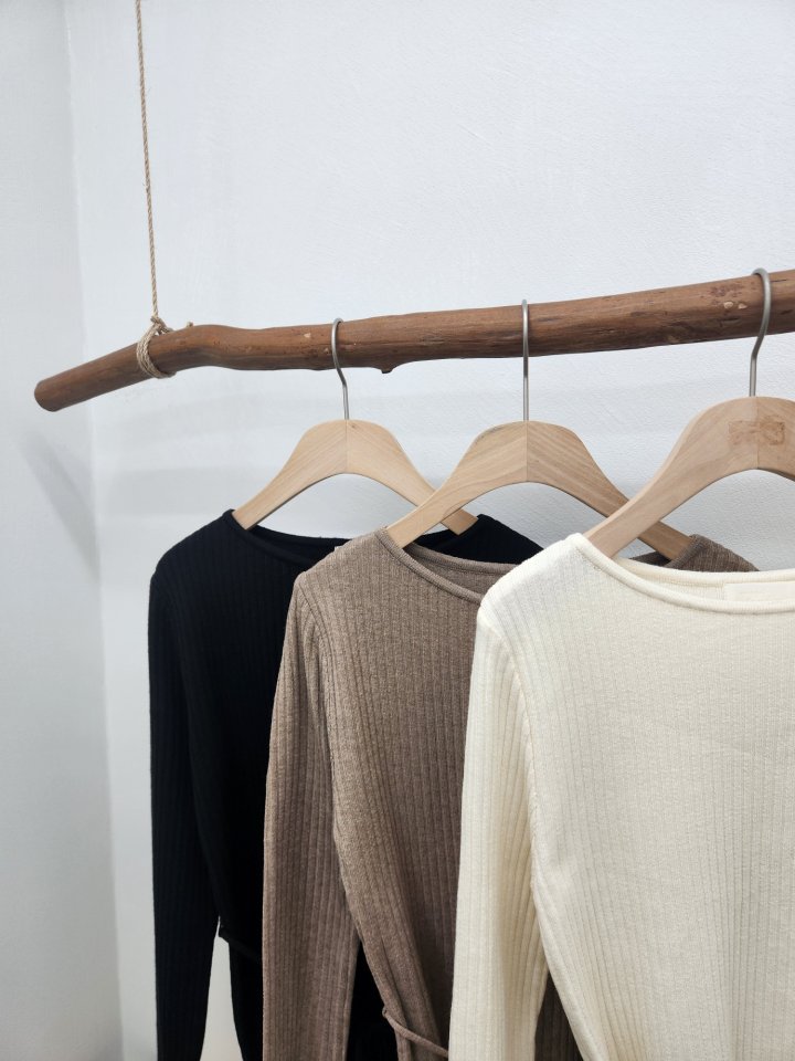 Most - Korean Women Fashion - #romanticstyle - Elin Ribbed Knit - 5