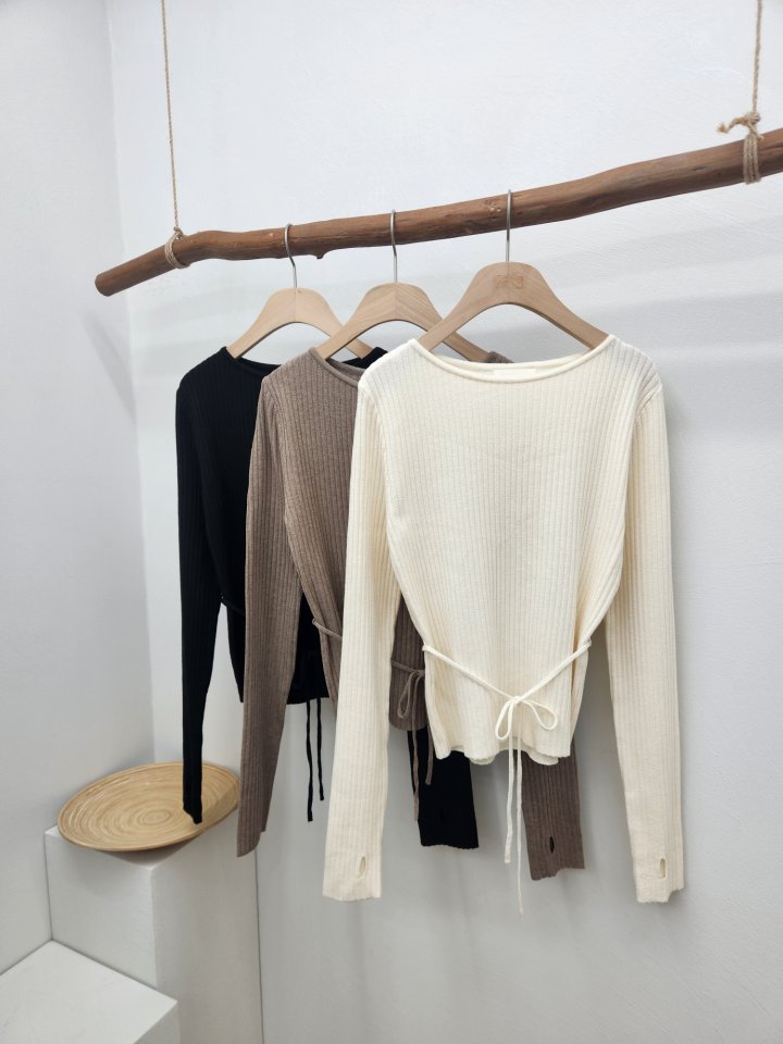 Most - Korean Women Fashion - #vintageinspired - Elin Ribbed Knit