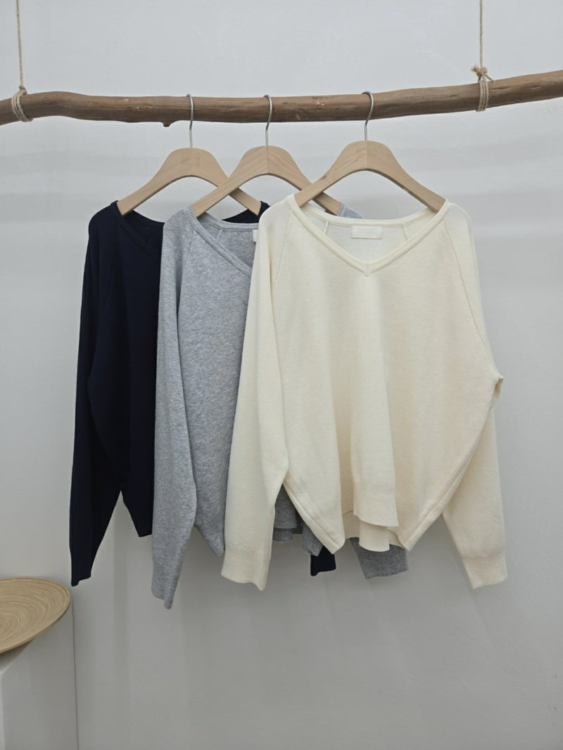 Most - Korean Women Fashion - #womensfashion - Nuri V Neck Knit