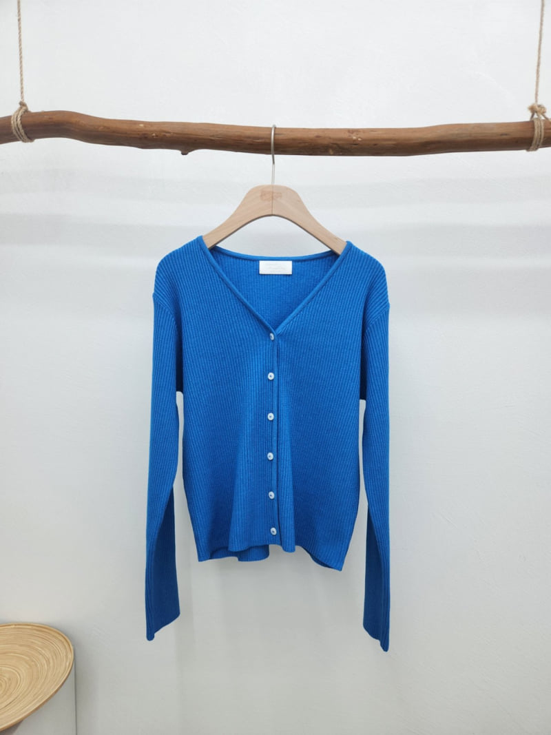 Most - Korean Women Fashion - #momslook - Obe Ribbed Cardigan - 4