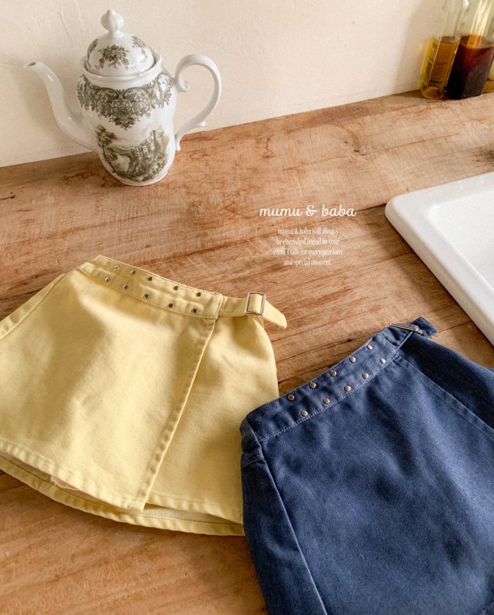 Mumunbaba - Korean Children Fashion - #childofig - Wrap-Zip Skirt