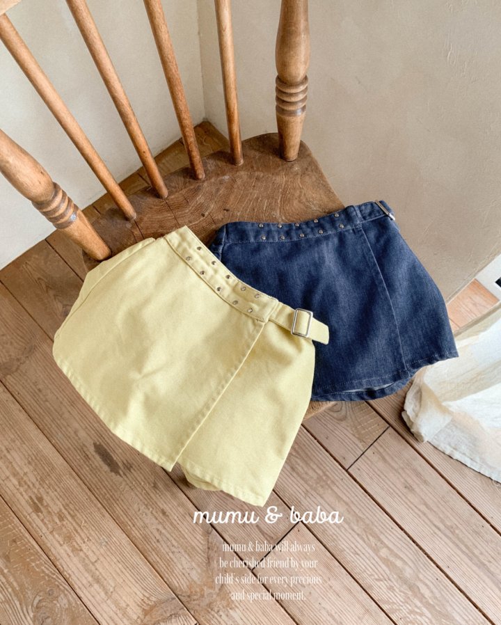 Mumunbaba - Korean Children Fashion - #childrensboutique - Wrap-Zip Skirt - 2