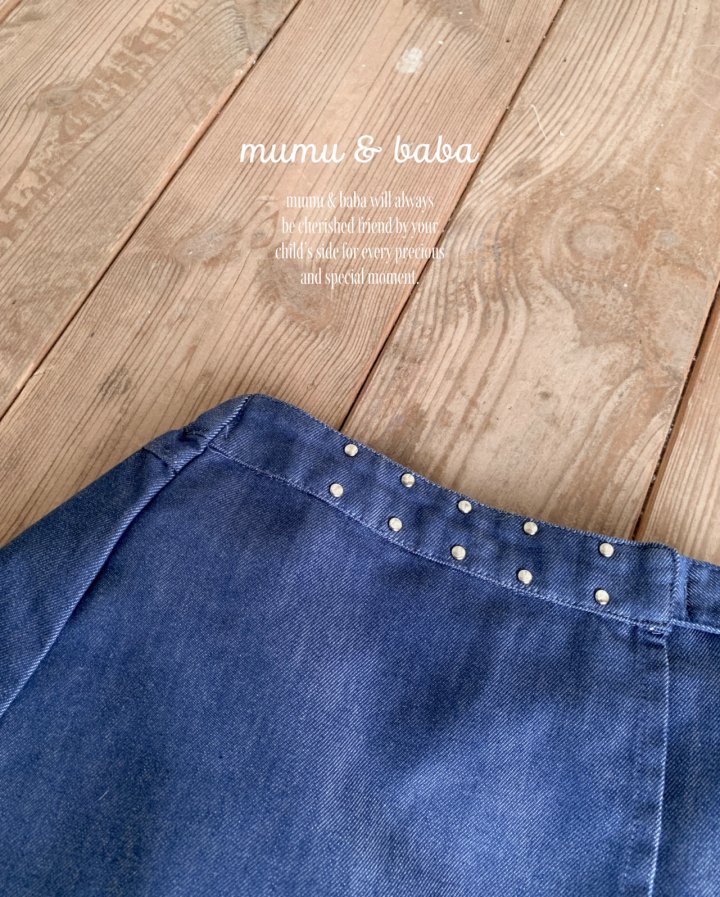Mumunbaba - Korean Children Fashion - #fashionkids - Wrap-Zip Skirt - 5