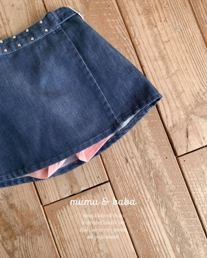 Mumunbaba - Korean Children Fashion - #kidsshorts - Wrap-Zip Skirt - 6