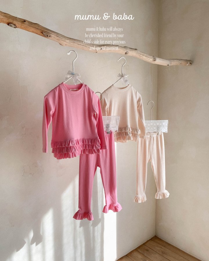 Mumunbaba - Korean Children Fashion - #kidzfashiontrend - Apopo Set-Up