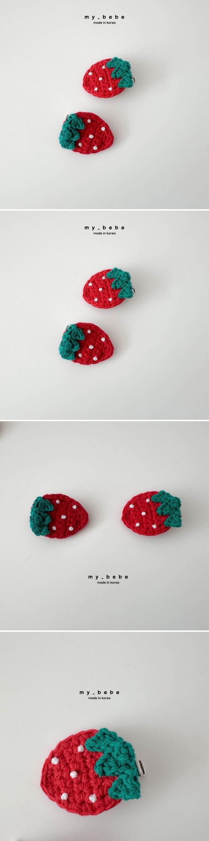 My Bebe - Korean Baby Fashion - #babyboutique - Strawberry Hair Clip