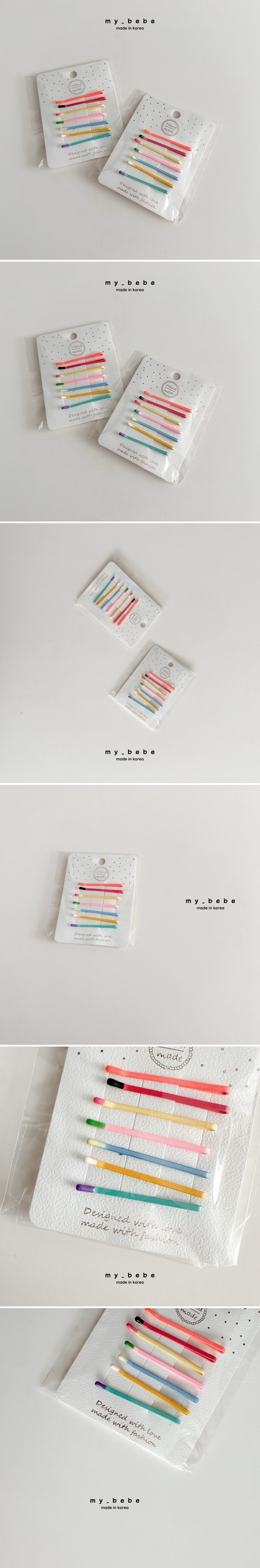 My Bebe - Korean Baby Fashion - #babyfever - Colorful Thread Hair Pin
