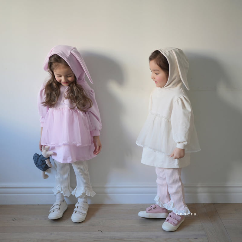 Neneru - Korean Baby Fashion - #babyboutique - Rabbit Tulle One-piece - 6