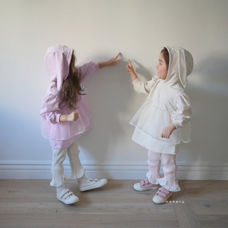 Neneru - Korean Baby Fashion - #babyboutiqueclothing - Rabbit Tulle One-piece - 7