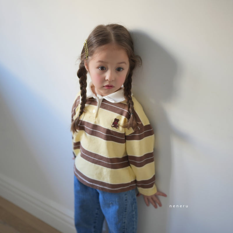 Neneru - Korean Baby Fashion - #babyboutiqueclothing - Henley Collar Tee - 7