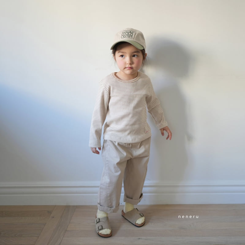 Neneru - Korean Baby Fashion - #babyfashion - Mini Ribbed Tee (Bebe) - 3