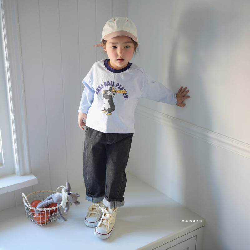 Neneru - Korean Baby Fashion - #babyfever - Baseball Tee - 5
