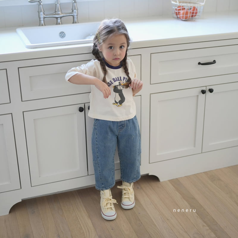 Neneru - Korean Baby Fashion - #babygirlfashion - Baseball Tee - 6