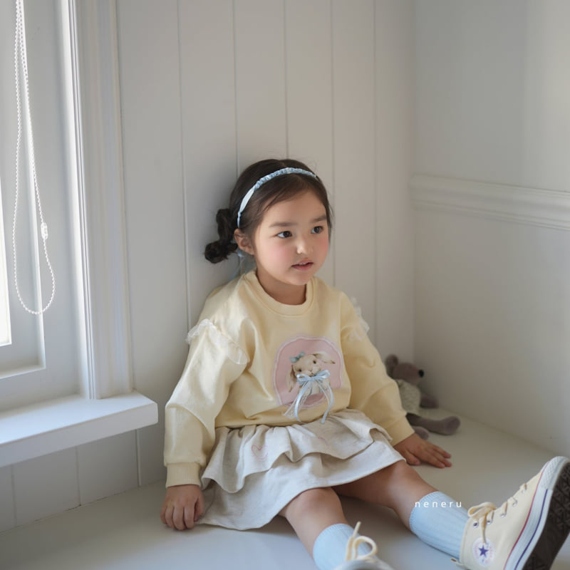 Neneru - Korean Baby Fashion - #babygirlfashion - Bunny Ribbon Tee - 10