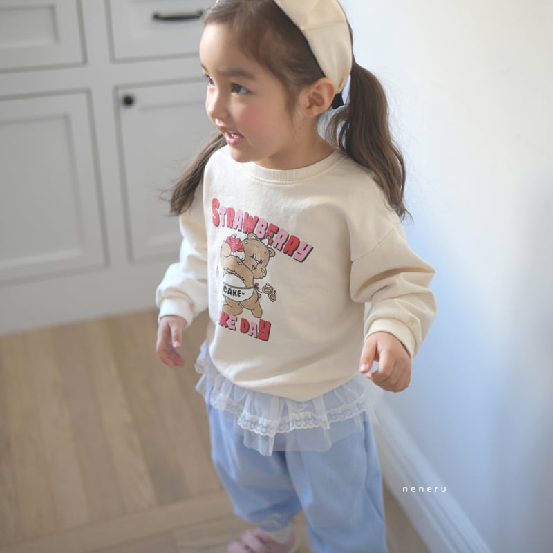 Neneru - Korean Baby Fashion - #babygirlfashion - Cake Bear Tee - 6