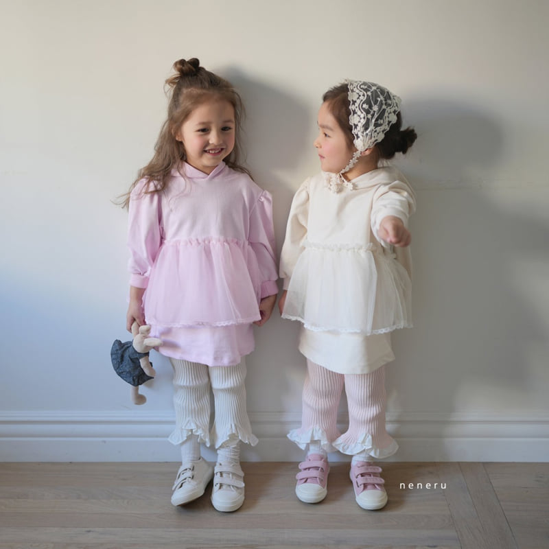 Neneru - Korean Baby Fashion - #babylifestyle - Ribbed Bootcut Pants - 5