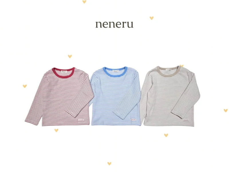 Neneru - Korean Baby Fashion - #babyootd - Mini Ribbed Tee (Kids) - 7