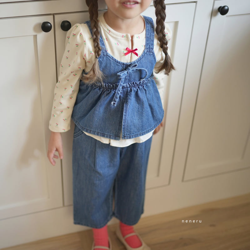 Neneru - Korean Baby Fashion - #babyoutfit - Arena Denim Pants - 2