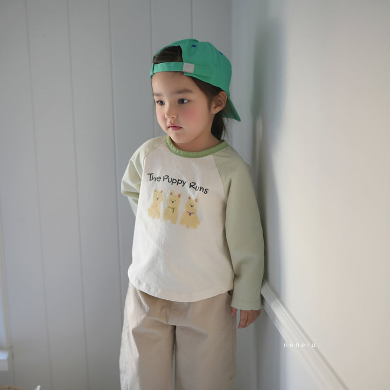 Neneru - Korean Baby Fashion - #babywear - Doggie Raglan Tee - 9