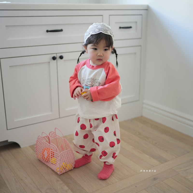 Neneru - Korean Baby Fashion - #onlinebabyboutique - Tomato Tee - 2