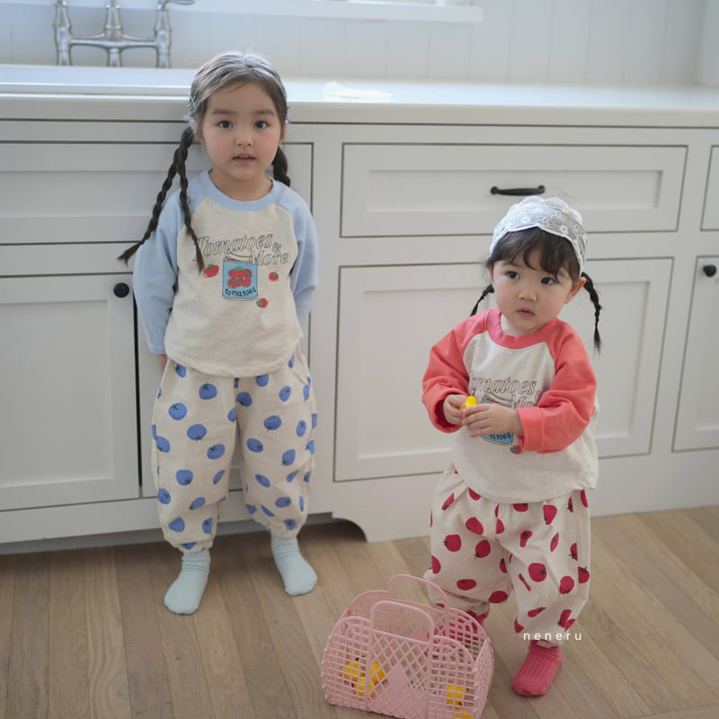 Neneru - Korean Baby Fashion - #onlinebabyshop - Tomato Tee - 3