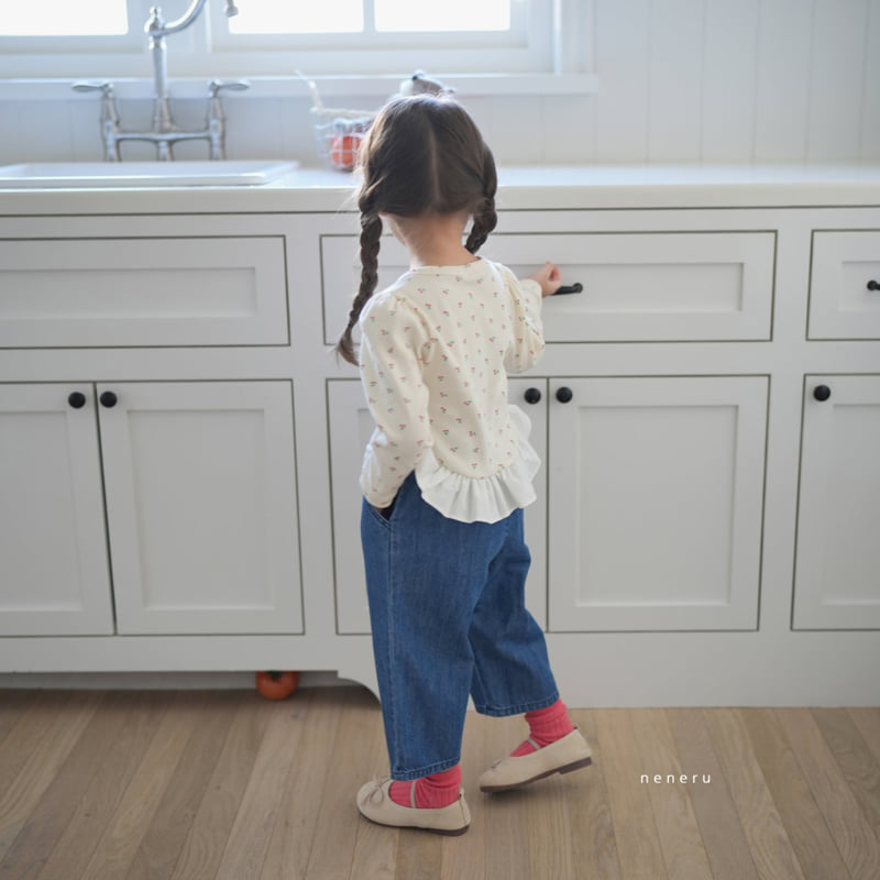 Neneru - Korean Baby Fashion - #onlinebabyshop - Arena Denim Pants - 6