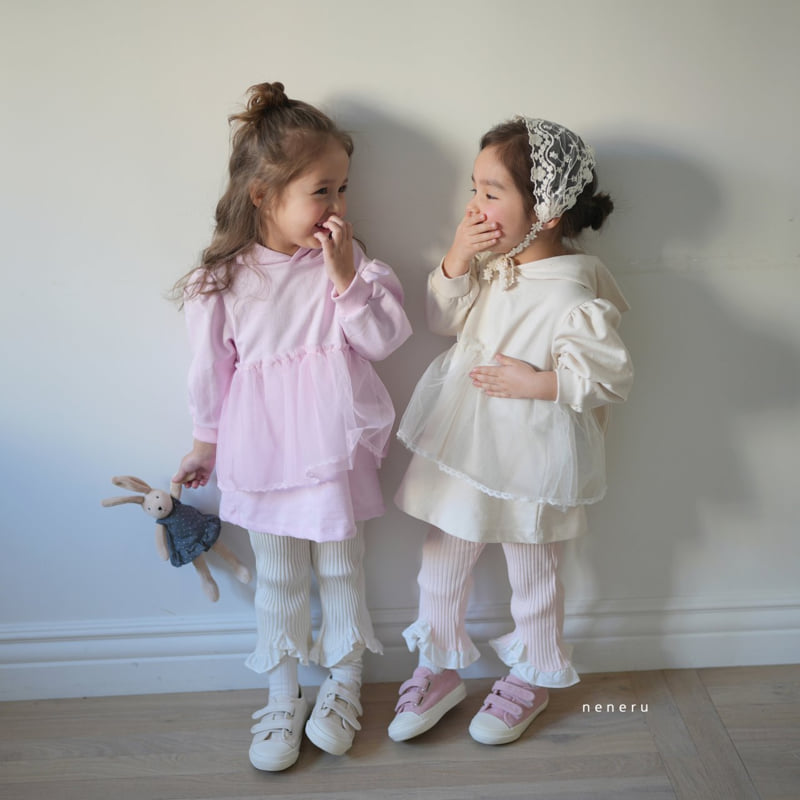 Neneru - Korean Baby Fashion - #smilingbaby - Rabbit Tulle One-piece - 5
