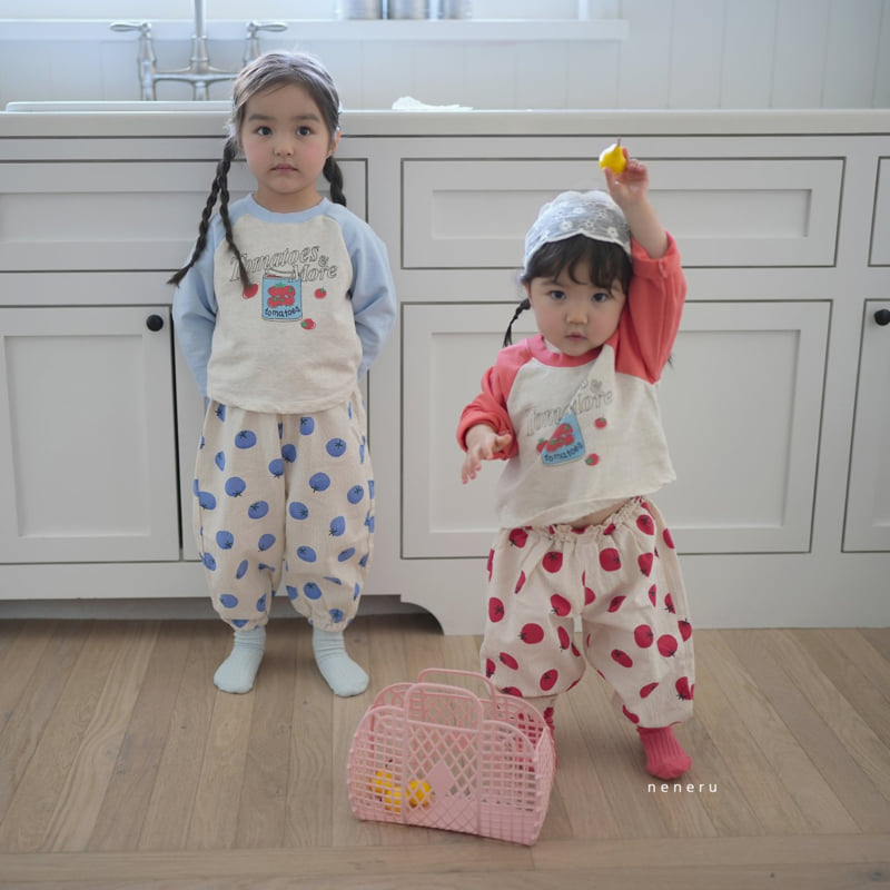 Neneru - Korean Baby Fashion - #onlinebabyshop - Tomato Tee - 4