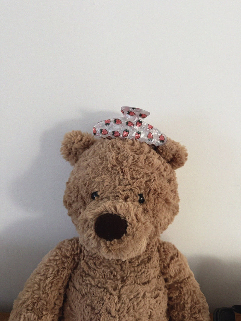 Night Bebe - Korean Children Fashion - #Kfashion4kids - Strawberry Hair Clip - 3