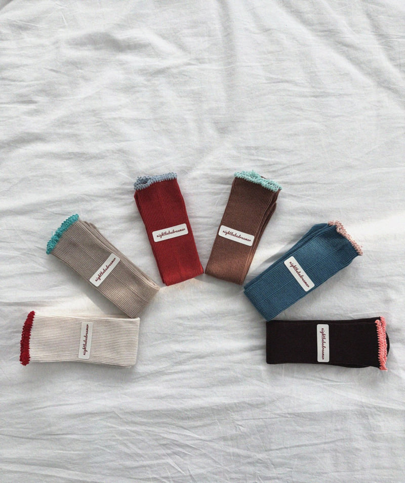 Night Bebe - Korean Children Fashion - #Kfashion4kids - Stretch Knee Socks - 10