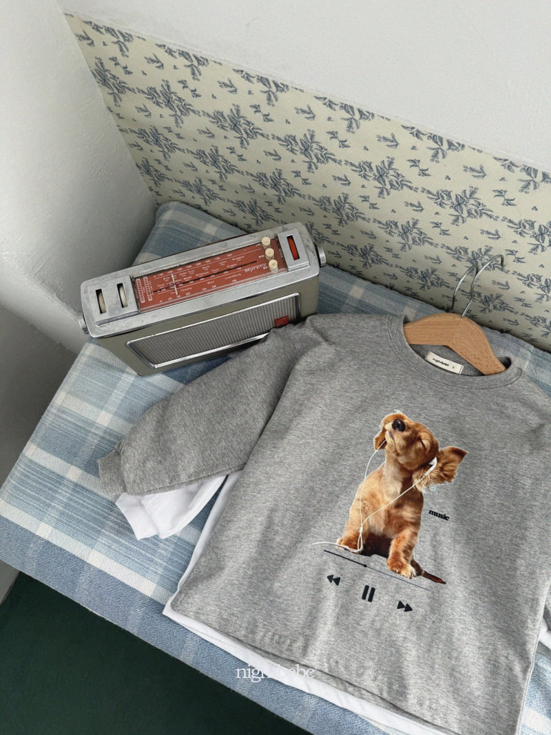 Night Bebe - Korean Children Fashion - #Kfashion4kids - Listening Tee - 8