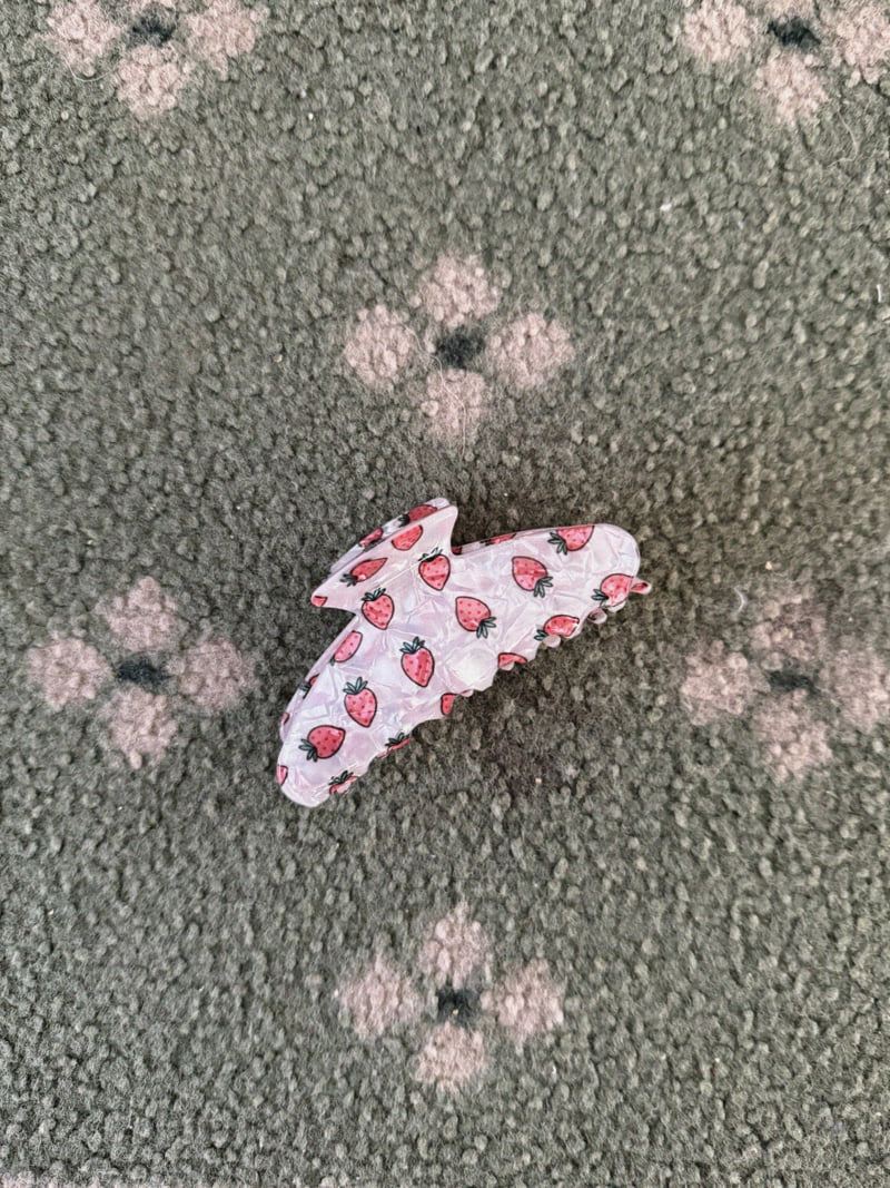 Night Bebe - Korean Children Fashion - #childofig - Strawberry Hair Clip - 8