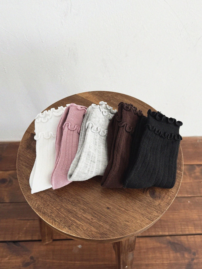 Night Bebe - Korean Children Fashion - #childofig - Wave Socks Set - 3