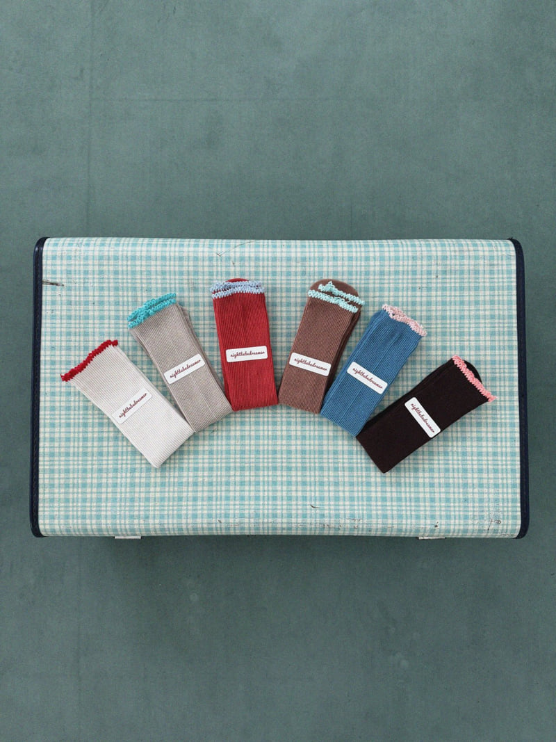 Night Bebe - Korean Children Fashion - #childofig - Stretch Knee Socks - 2